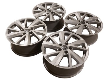 4× DISK HLINÍK AUDI OE 81A Q2 GA 7.0" X 17" 5X112