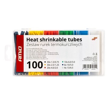 Изоляционная втулка, термоусадочные трубки, 100 шт.