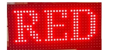 LED moduł matrix panel 32x16cm P10 HUB12 czerwony RED SMD