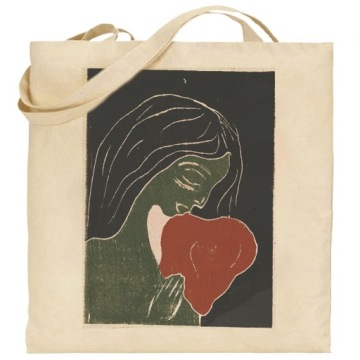 torba ecru M076 Munch Serce