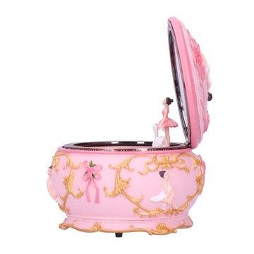 Светодиодная фигурка музыкальной шкатулки, вращение, изысканная музыкальная шкатулка