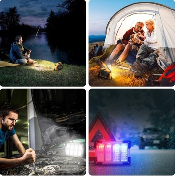 СТРОИТЕЛЬНЫЙ ОСВЕЩЕНИЕ СВЕТОДИОДНЫЙ АККУМУЛЯТОРНЫЙ СОЛНЕЧНЫЙ РАБОЧИЙ ФАР 4 РЕЖИМА