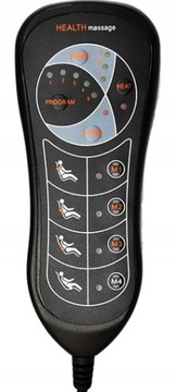 НАГРЕВАТЕЛЬНЫЙ МАССАЖНЫЙ КОВРИК ДЛЯ АВТОКРЕСЛА ДЛЯ МАССАЖА СПИНЫ, ПОДОГРЕВ 230/12В