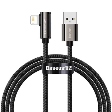 Baseus Kabel USB do Lightning kątowy 2.4 A 1m