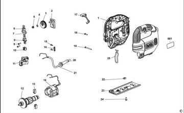 BLACK+DECKER 373834-01 НОЖКА С РОЛИКОМ ДЛЯ KS501
