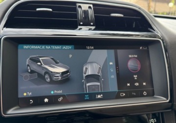 Jaguar F-Pace SUV 2.0 i4 250KM 2020 Jaguar F-Pace 2,0T 250ps R-Line Bi Led Pamieci Alu19 Kamery Panorama Gwara, zdjęcie 34