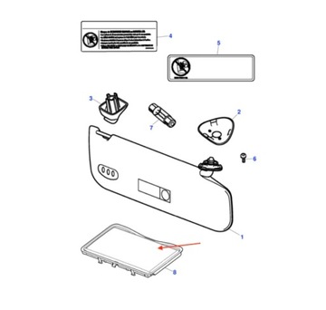JAGUAR S-TYPE KRYT ZÁSLEPKA ZRCÁTKO XR857119