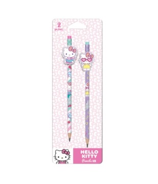 Олівці з гумовою накладкою 2 шт. Hello Kitty Рожевий 1 візерунок 1 CoolPack, Patio