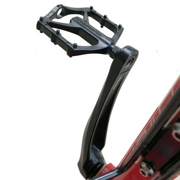 Платформенные велосипедные педали для треккинговых велосипедов MTB, алюминий, черные, легкие
