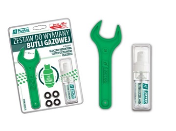 KLUCZ do wymiany butli gazowej TESTER szczelności FAMAS