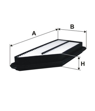 FILTR VZDUCHU AP163 HONDA PRELUDE 2.0-2.3 16V