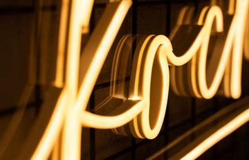Witajcie w Naszej bajce napis ledowy led neon napis świecący