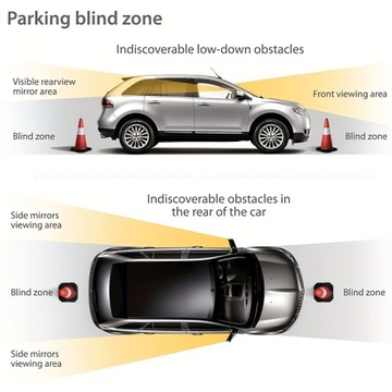 Светодиодный парковочный радар Auto Parktronic с 4 датчиками парковки