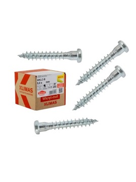 WKRĘTY CIESIELSKIE DO ŁĄCZNIKÓW KĄTOWNIKÓW 5x40mm 250szt