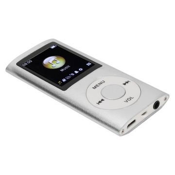 MP3 MP4 ПЛЕЕР БЕСПЛАТНЫЕ НАУШНИКИ СЕРЕБРЯНЫЕ
