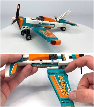 LEGO TECHNIC 42117 ГОНОЧНЫЙ САМОЛЕТ, ПОДАРОЧНАЯ ИГРУШКА ДЛЯ ДЕТЕЙ НА ДЕНЬ РОЖДЕНИЯ