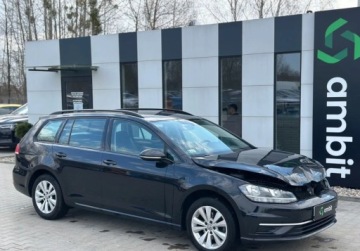 Volkswagen Golf VII Variant Facelifting 1.6 TDI-CR DPF BMT 115KM 2018 Volkswagen Golf 1.6TDI 115KM 2018r. Salon Polska 1.6 Diesel 115KM