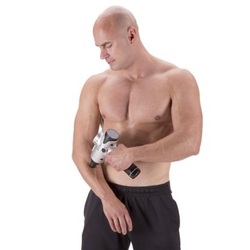 ВИБРАЦИОННЫЙ МАССАЖЕР HMS SILVER МАССАЖНЫЙ ПИСТОЛЕТ