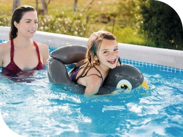 Duży Basen Ogrodowy Intex Stelażowy 975x488x132 + Generator Chloru - FULL