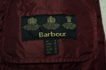 BARBOUR CROSSRAIL QUILT Kurtka Damska Przejściowa j. Nowa 34 OKAZJA ..