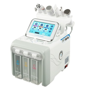 Ультразвуковой косметический аппарат с водородно-кислородными пузырьками 6-в-1, 80 Вт