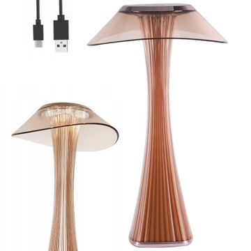 LAMPA STOŁOWA LED MOŻLIWOŚĆ PRZYCIEMNIANIA DOTYKOWEGO Z ŁADOWANIA PRZEZ USB