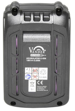 Akumulator Li-ion 18V 5.0 Ah - seria AKU+ VANDER