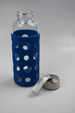 BUTELKA SZKLANA W SILIKONOWEJ OSŁONIE 425ml, Altom