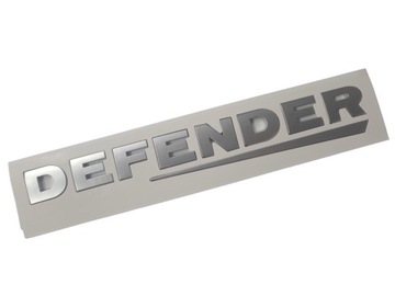 Emblemat do Land Rover Defender Silver Matte