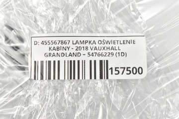 LAMPA OSVĚTLENÍ KABINY 455567867 OPEL GRANDLAND X C3 AIRCROSS II