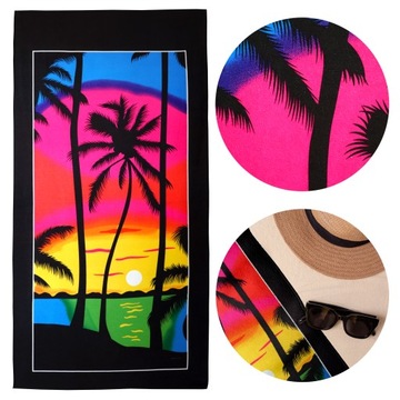 БЫСТРОСЫХАЮЩЕЕ ПЛЯЖНОЕ ПОЛОТЕНЦЕ, XL, УЗОРЫ