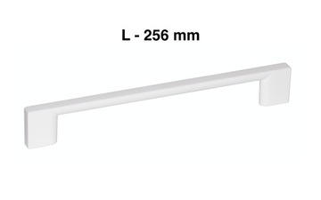 UCHWYT MEBLOWY TECHNO DO MEBLI BIAŁY PÓŁMAT L 256