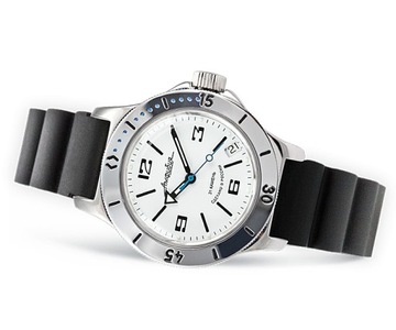 ZEGAREK VOSTOK AUTOMAT AMPHIBIA NUREK 120847 White