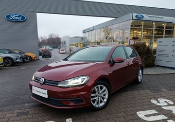 Volkswagen Golf VII Hatchback 3d Facelifting 1.5 TSI BMT 130KM 2019 Volkswagen Golf 1.5 TSI 130KM Trendline SalonPL Serwisowany Iwl. Vat-Marza, zdjęcie 1