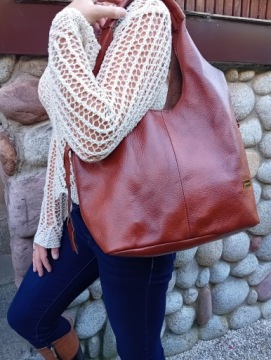 Кожаная сумка-шоппер из натуральной итальянской кожи Модель Vera 2в1 ПРЕМИУМ