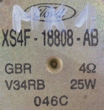 FORD FOCUS MK1 00 R ДВЕРНОЙ ГРОМКОГОВОРИТЕЛЬ ПЕРЕДНИЙ ЗАДНИЙ