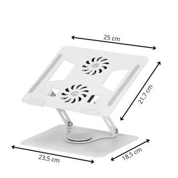СКЛАДНАЯ ОХЛАЖДАЮЩАЯ ПОДСТАВКА ДЛЯ НОУТБУКА МЕТАЛЛИЧЕСКАЯ ПОДСТАВКА, РЕГУЛИРУЕМАЯ USB