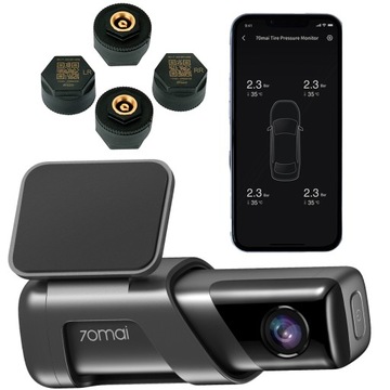 70MAI M500 Kamera samochodowa 128GB+ czujniki TPMS