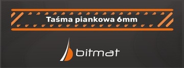 ЛЕНТА РЕЗИНОВАЯ САМОКЛЕЯЩАЯСЯ 50ммх6мм 18м Bitmat