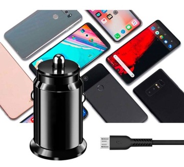 АВТОМОБИЛЬНОЕ ЗАРЯДНОЕ УСТРОЙСТВО USB QC3.0 18Вт 3А + MICRO USB