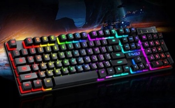 Подарок геймерам. ГИБРИДНАЯ ИГРОВАЯ КЛАВИАТУРА С RGB ПОДСВЕТКОЙ.