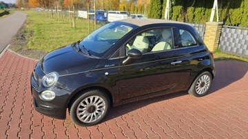 Fiat 500 II CC Seria 4 1.2 69KM 2019 Fiat 500 C Cabrio Śliczny Dolcevita 37 tys prz, zdjęcie 2