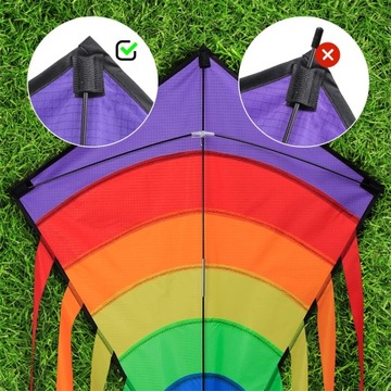 ОДНОСТРОЙНЫЙ ЗМЕЙ УДАРНЫЙ, ЛЕГКИЙ В УПРАВЛЕНИИ РАДУЖНОГО ЦВЕТА С 80-М ЛИНИЕЙ