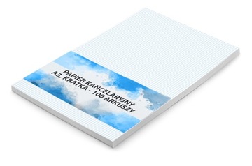 Papier kancelaryjny A3 w kratkę 100 ark kratka