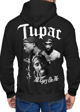 BLUZA 2 PAC MĘSKA TUPAC Z KAPTUREM 2PAC Z NADRUKIEM NA PLECACH STREETWEAR