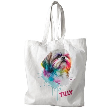 СУМКА ДЛЯ СОБАКИ SHITS ZU ПОДАРОК ​​С ПЕРСОНАЛЬНЫМ ИМЕНЕМ