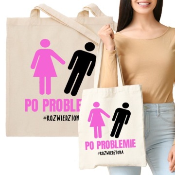 Torba Beż Na Prezent Po Problemie ROZWIEDZIONA Wz