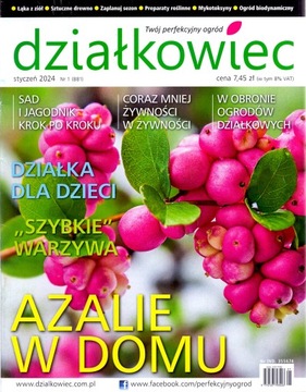 Działkowiec nr 1/2024. Azalie w domu.