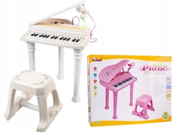 PIANINO DLA DZIECI NAUKA GRY ORGANY MIKROFON MP3