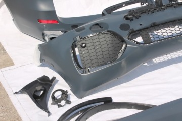 Обвес передний бампер, боковые юбки BMW X5 F15 в стиле M-Pak